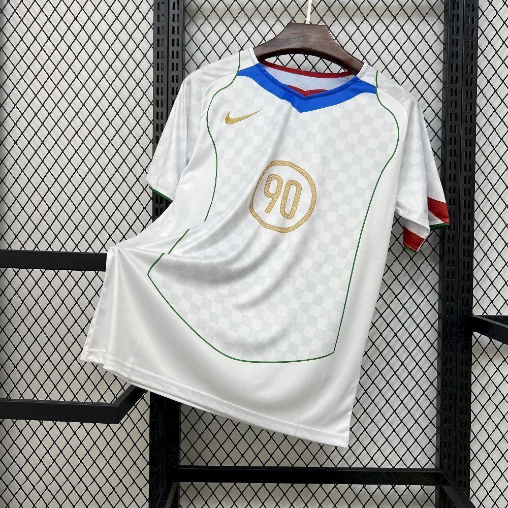 MAILLOT NIKE DRI-FIT 90 BLANC/BLEU 2025/2026