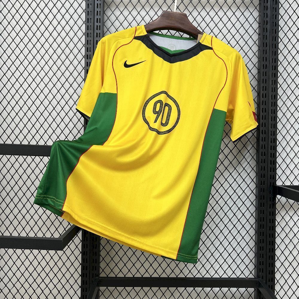 MAILLOT NIKE DRI-FIT 90 JAUNE/VERT 2025/2026