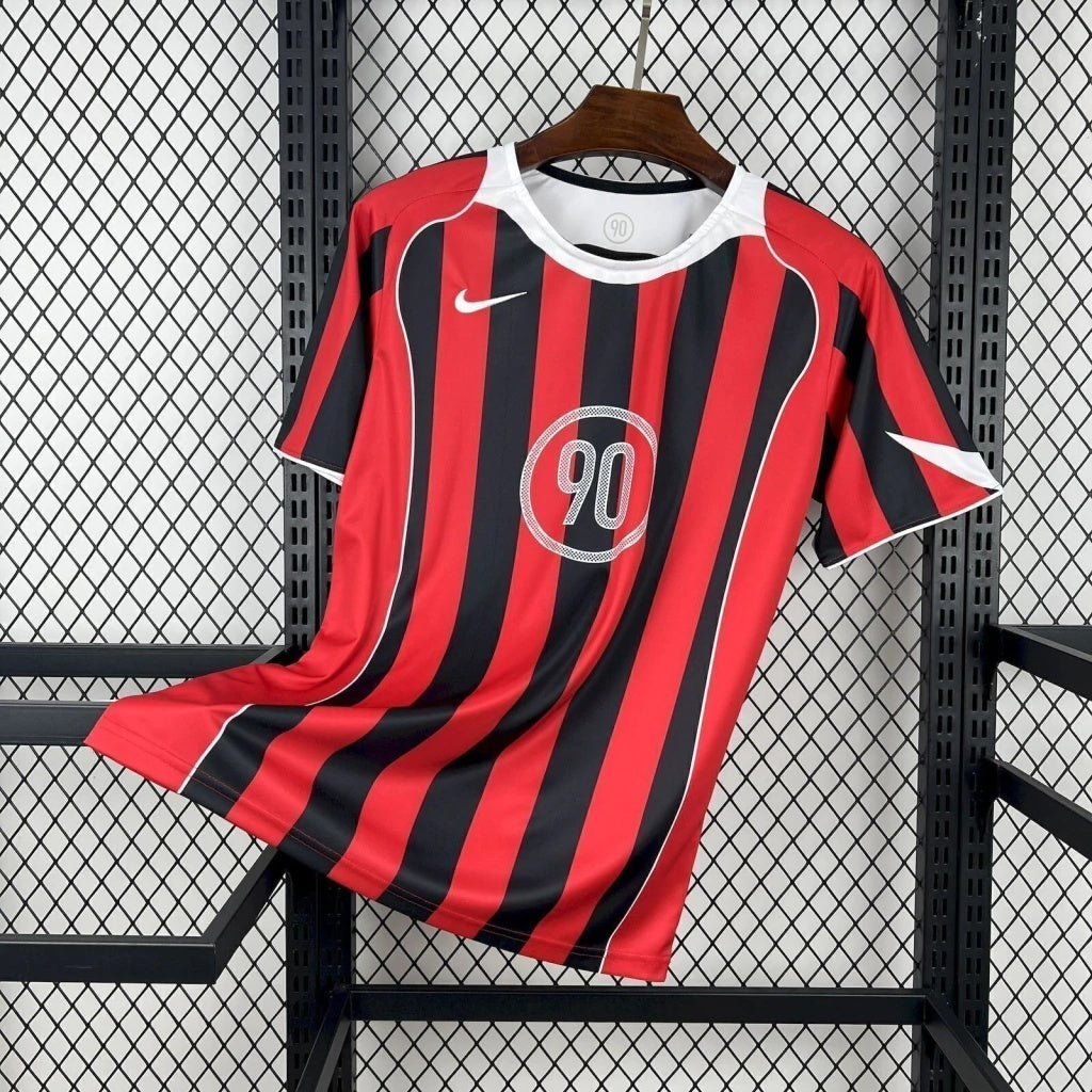 MAILLOT NIKE DRI-FIT 90 ROUGE/NOIR 2025/2026