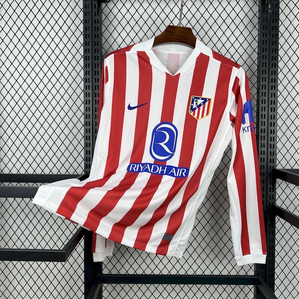 MAILLOT MANCHE LONGUE ATLETICO MADRID 2025/2026