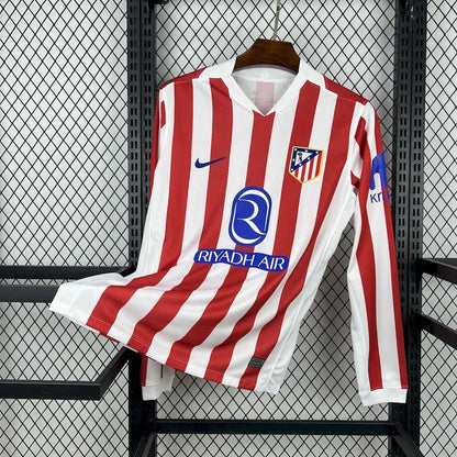 MAILLOT MANCHE LONGUE ATLETICO MADRID 2025/2026